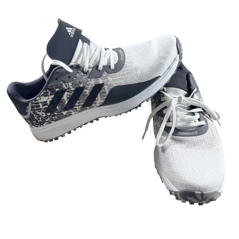 Adidas S2G SL Spikeless Golf Shoes White Grey Black GV9792 Mens Size 11